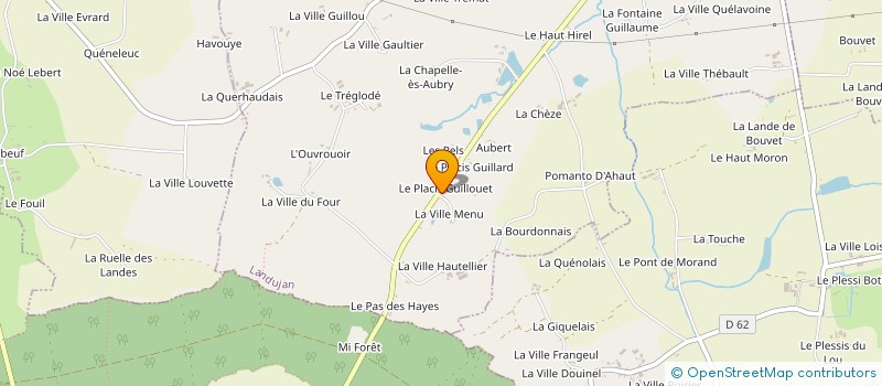 localisation de l'entreprise MADAME CHRISTINE PANNETIER  LANDUJAN
