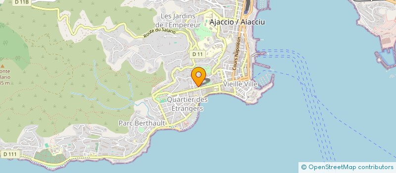 localisation de l'entreprise MADAME CHRISTINE PAPILLON à AJACCIO
