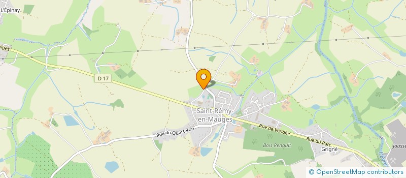 localisation de l'entreprise MADAME CHRISTINE PAPIN à MONTREVAULT-SUR-EVRE