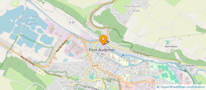 localisation de l'entreprise MADAME CHRISTINE PAPLOREY à PONT-AUDEMER