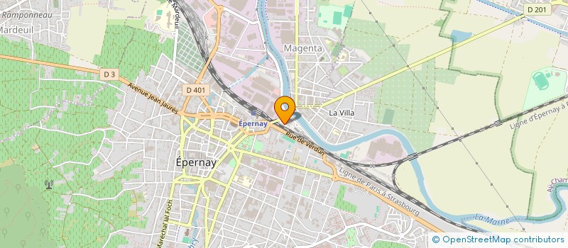 localisation de l'entreprise MADAME CHRISTINE PATTE  EPERNAY