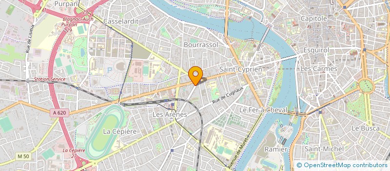localisation de l'entreprise MADAME CHRISTINE PAUL à TOULOUSE
