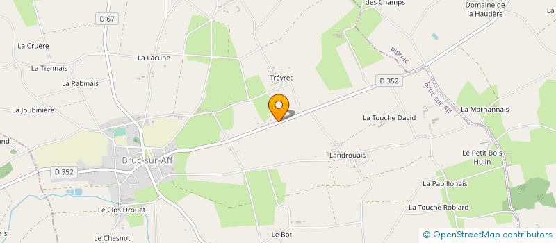 localisation de l'entreprise MADAME CHRISTINE PAUMIER  BRUC-SUR-AFF