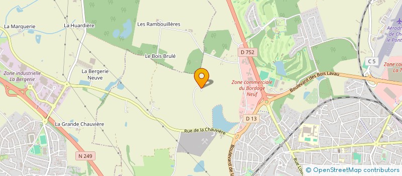 localisation de l'entreprise MADAME CHRISTINE PAVAGEAU à CHOLET