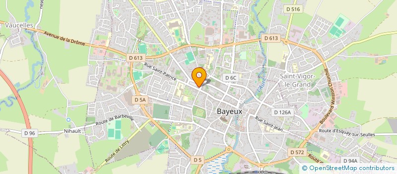 localisation de l'entreprise MADAME CHRISTINE PAWLENKO  BAYEUX