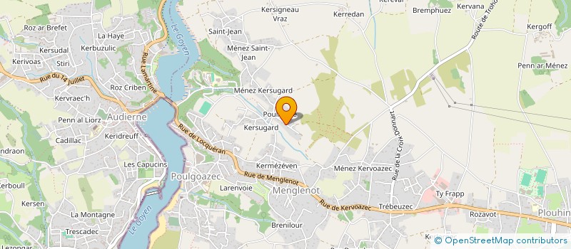 localisation de l'entreprise MADAME CHRISTINE PEIRARDI  PLOUHINEC