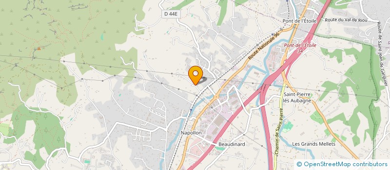 localisation de l'entreprise MADAME CHRISTINE PELLEGRINO  AUBAGNE