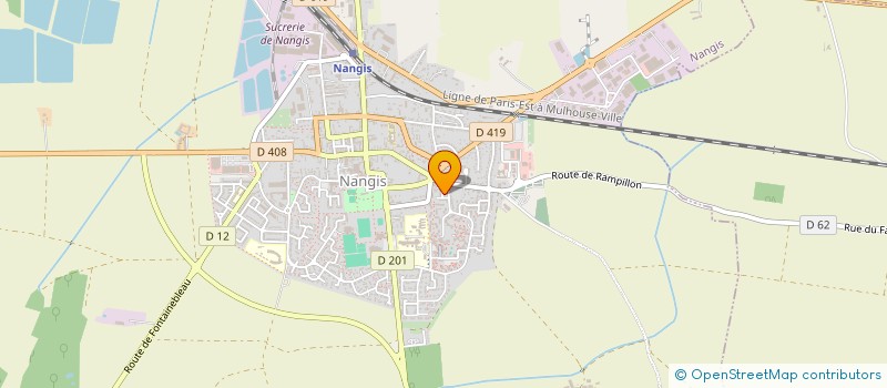 localisation de l'entreprise MADAME CHRISTINE PELLETIER  NANGIS