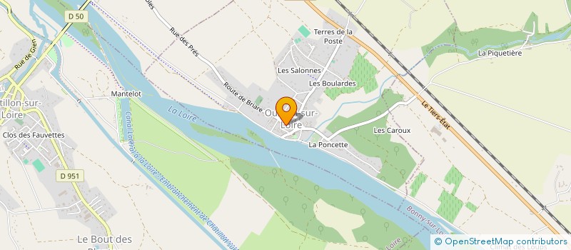 localisation de l'entreprise MADAME CHRISTINE PENON à OUSSON-SUR-LOIRE