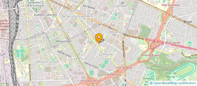 localisation de l'entreprise MADAME CHRISTINE PENSIER  LYON