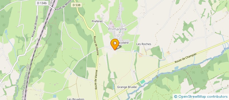 localisation de l'entreprise MADAME CHRISTINE PEREGO  PRIMARETTE