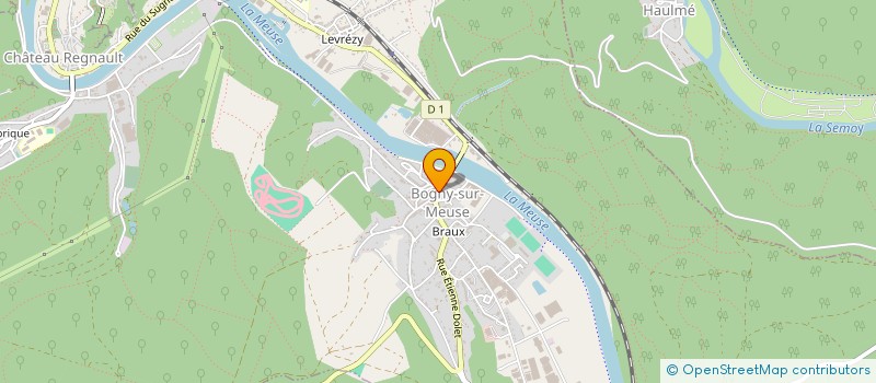 localisation de l'entreprise MADAME CHRISTINE PEREIRA  BOGNY-SUR-MEUSE