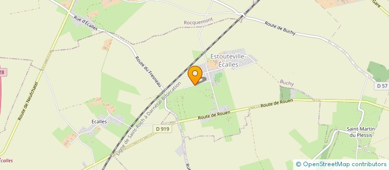 localisation de l'entreprise MADAME CHRISTINE PEREIRA  BUCHY