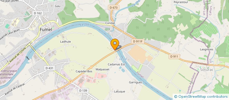 localisation de l'entreprise MADAME CHRISTINE PEREIRA  THEZAC