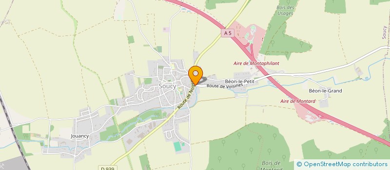 localisation de l'entreprise MADAME CHRISTINE PEREIRA DE SOUSA BEIRAL  SOUCY