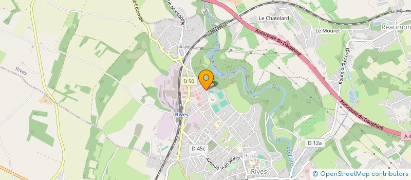 localisation de l'entreprise MADAME CHRISTINE PEREIRA LAGRANGE  RIVES