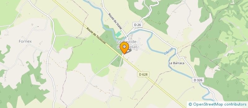 localisation de l'entreprise MADAME CHRISTINE PERETTI à LA BASTIDE-DE-BESPLAS