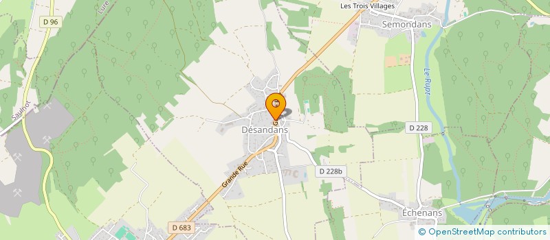 localisation de l'entreprise MADAME CHRISTINE PERRENOT à DESANDANS