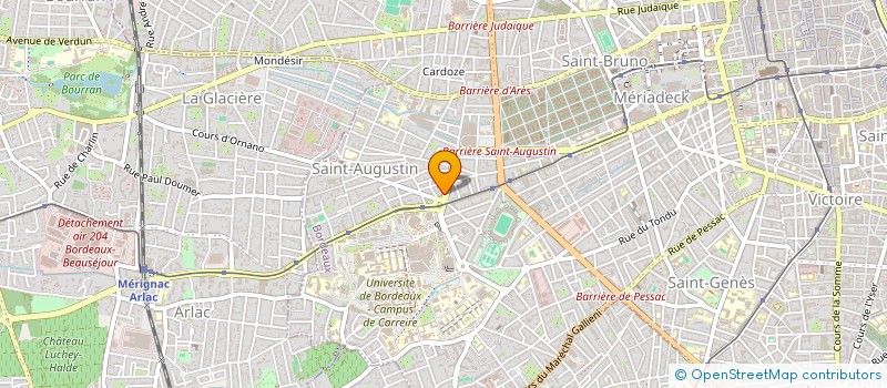 localisation de l'entreprise MADAME CHRISTINE PERRET à BORDEAUX