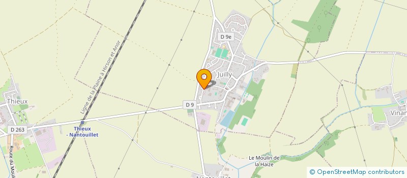 localisation de l'entreprise MADAME CHRISTINE PERRET à JUILLY