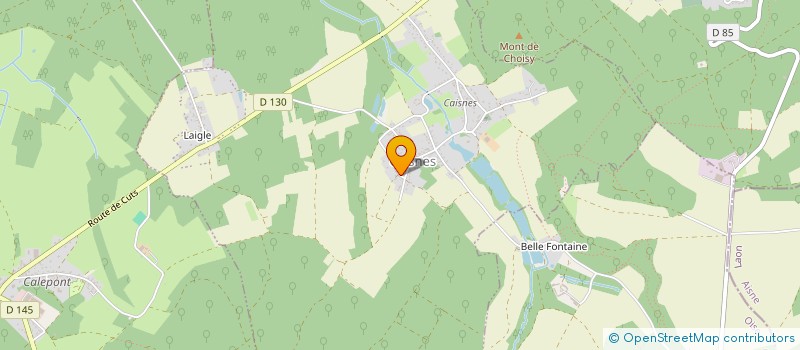 localisation de l'entreprise MADAME CHRISTINE PERRIER  CAISNES