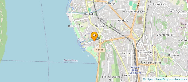 localisation de l'entreprise MADAME CHRISTINE PERRIER  AIX-LES-BAINS