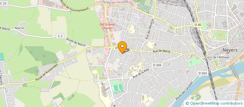 localisation de l'entreprise MADAME CHRISTINE PERRIN à NEVERS