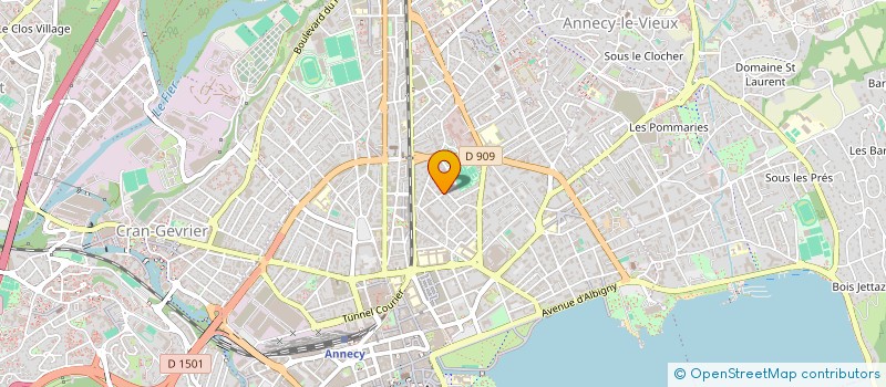 localisation de l'entreprise MADAME CHRISTINE PERSEGOL à ANNECY