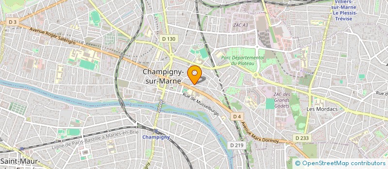 localisation de l'entreprise MADAME CHRISTINE PERSONNIC à CHAMPIGNY-SUR-MARNE