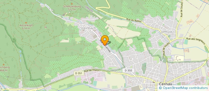 localisation de l'entreprise MADAME CHRISTINE PETER-GEISS  STEINBACH