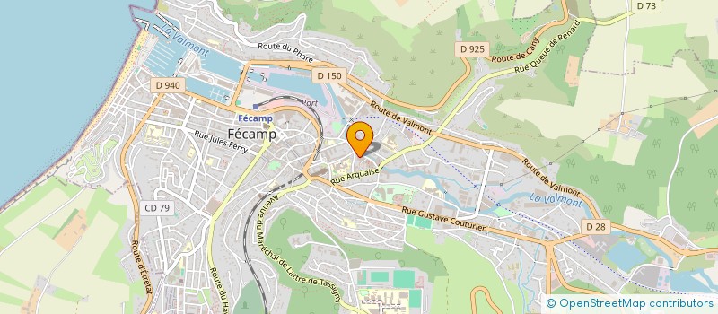 localisation de l'entreprise MADAME CHRISTINE PETIT  FECAMP