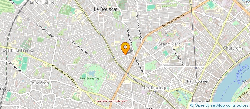 localisation de l'entreprise MADAME CHRISTINE PEUCHANT à LE BOUSCAT