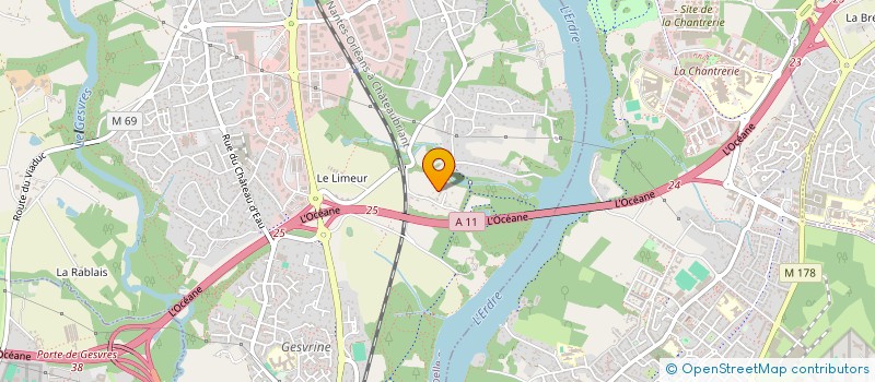 localisation de l'entreprise MADAME CHRISTINE PEZANT à LA CHAPELLE-SUR-ERDRE