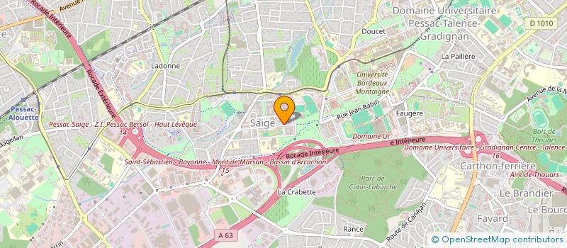 localisation de l'entreprise MADAME CHRISTINE PICARD  PESSAC