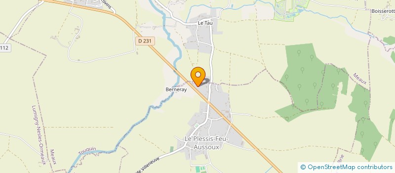 localisation de l'entreprise MADAME CHRISTINE PICCEU  LE PLESSIS-FEU-AUSSOUX