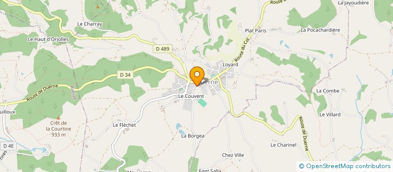localisation de l'entreprise MADAME CHRISTINE PICCOLOTTO à DUERNE