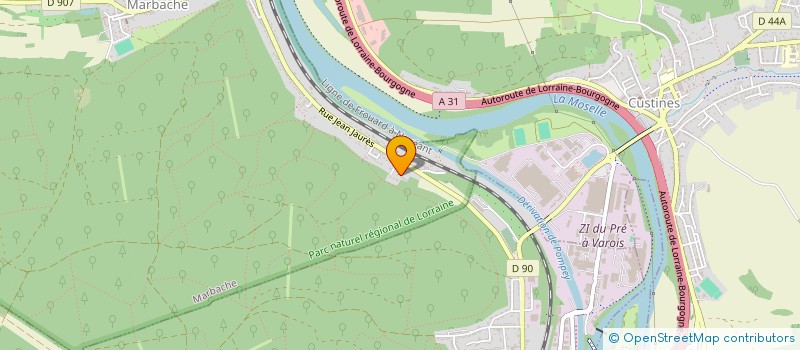 localisation de l'entreprise MADAME CHRISTINE PICHARD  MARBACHE