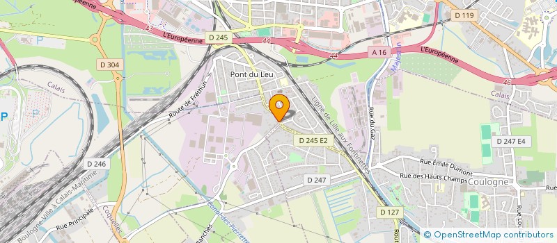 localisation de l'entreprise MADAME CHRISTINE PICHON à COQUELLES