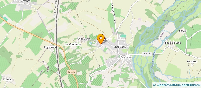 localisation de l'entreprise MADAME CHRISTINE PICHON à MARSAC