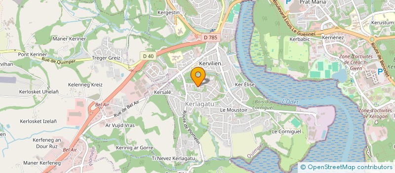 localisation de l'entreprise MADAME CHRISTINE PICOUT à QUIMPER
