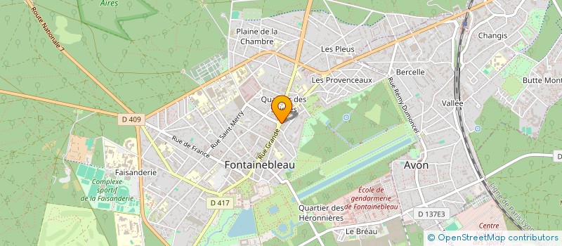 localisation de l'entreprise MADAME CHRISTINE PICOUT-LAFORET à FONTAINEBLEAU