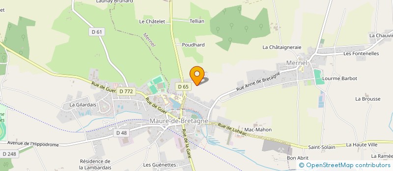 localisation de l'entreprise MADAME CHRISTINE PIERROT  MERNEL