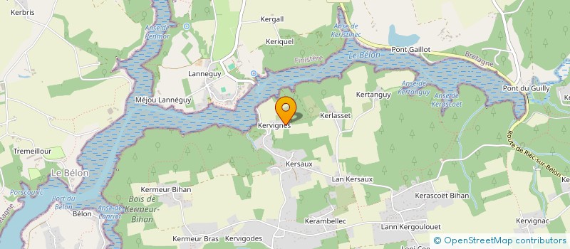 localisation de l'entreprise MADAME CHRISTINE PIERROT  MOELAN-SUR-MER