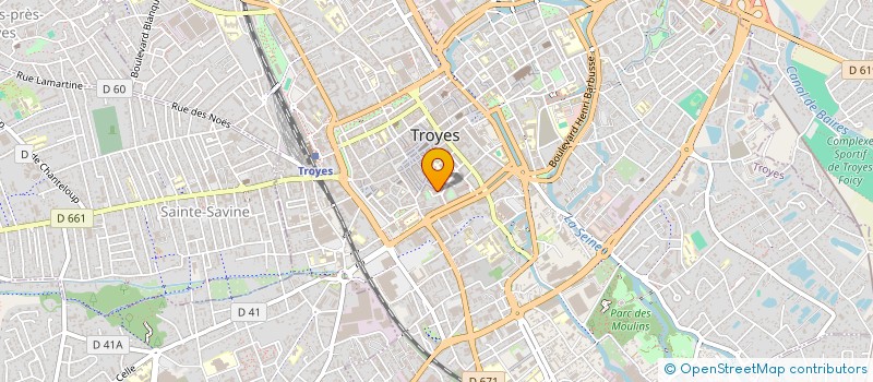 localisation de l'entreprise MADAME CHRISTINE PIGOROT à TROYES