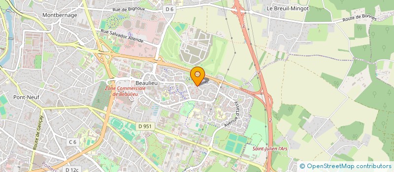 localisation de l'entreprise MADAME CHRISTINE PILLOT à POITIERS