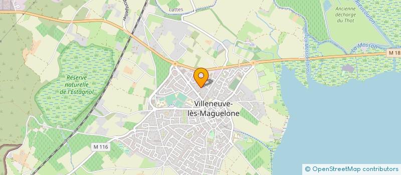 localisation de l'entreprise MADAME CHRISTINE PINELLI à VILLENEUVE-LES-MAGUELONE