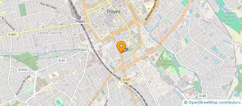 localisation de l'entreprise MADAME CHRISTINE PINTO à TROYES