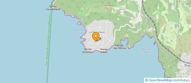 localisation de l'entreprise MADAME CHRISTINE PIQUET à SAINT-CYR-SUR-MER