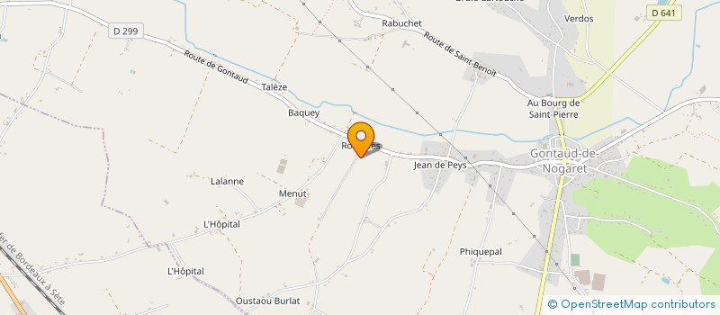 localisation de l'entreprise MADAME CHRISTINE PISANI  GONTAUD-DE-NOGARET