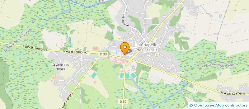 localisation de l'entreprise MADAME CHRISTINE PITELET à LA CHAPELLE-DES-MARAIS
